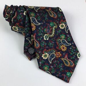 Vintage Christian Dior Monsieur Tie Groovy Paisley Print